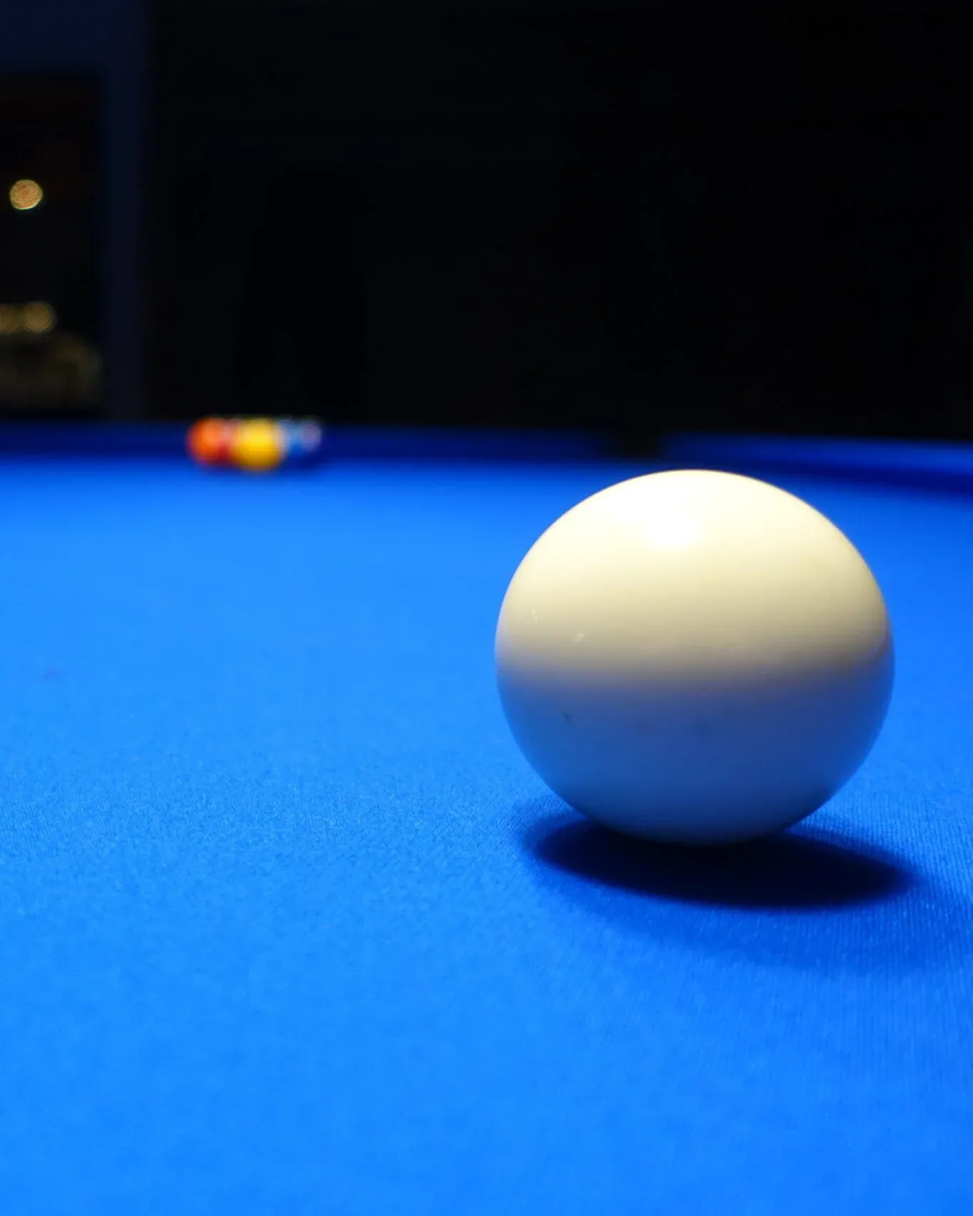 Billardtisch im Break